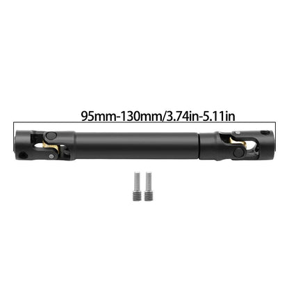 1/10 Scale RC Car Metal Internal Gear Drive Shaft Universal Joint Compatible with Axial SCX10 Gladiator YK4082 TRX4 TF2 D110 Crawlers (Color: Imported)