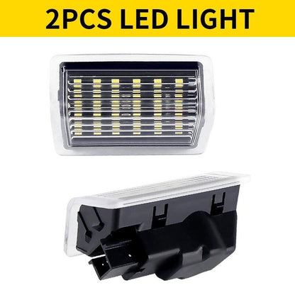 1/2 LED Door Footwell Map Lights for Mercedes-Benz E-Class W212 W213 W205 AMG GLE GLS W247 W176 GLA GLC X253 W246 X166 W166, Light Color: LED, Parallel Import