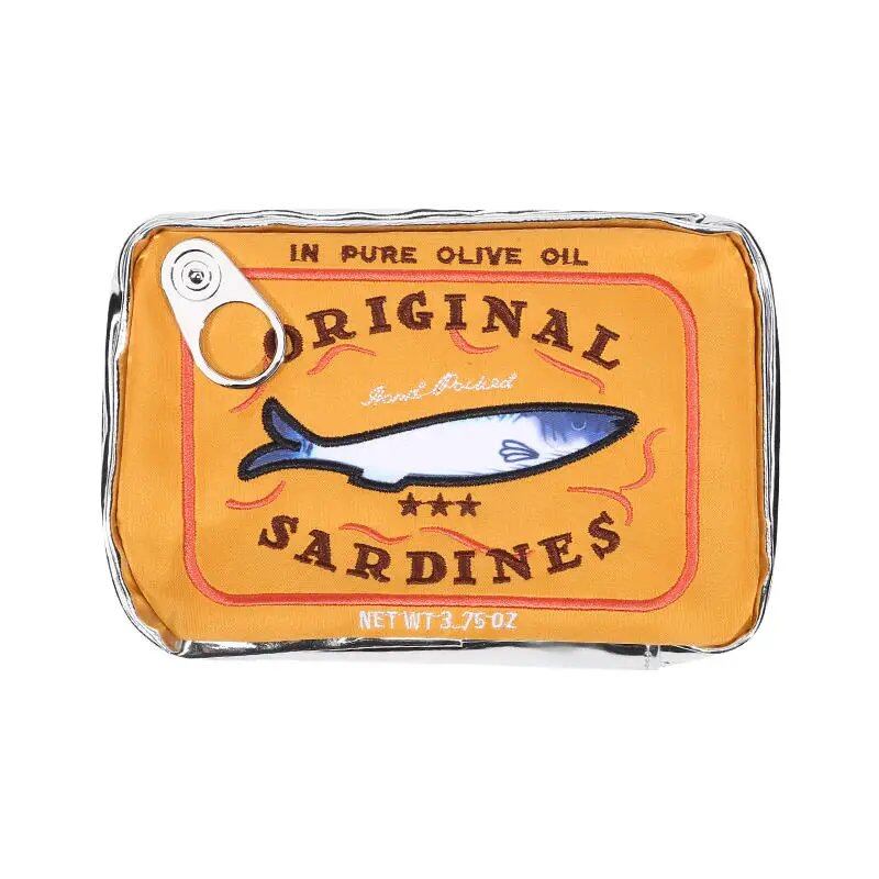 Canned Sardine Style Cosmetic Bag (Colors Available, Parallel Import)
