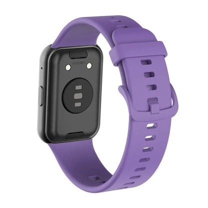 Silicone band for Huawei Watch FIT 1, smartwatch replacement strap, wristband, compatible with various models, band color: Parallel import