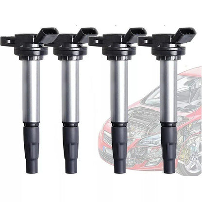 1/4 ignition coil UF596 for Toyota RAV4, Corolla Verso, Prius, Avensis, Isis, Matrix, Premio, Lexus CT200h, and Pontiac Vibe (parallel import)