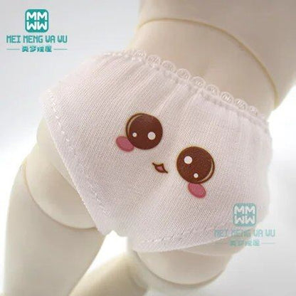 1/3, 1/4, 1/6 Size BJD Doll Accessories, Compatible with DD, SD, and MOSD, Cute Expressions, Small Pants, 1/4" BJD Doll, Parallel Import