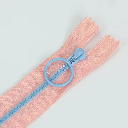 (Set of 10) Small Colored Zipper Hand Pockets/Pencil Cases, 3# Resin Zippers, Closed Tail, Self-Locking, Color Contrast, Size: 3cm, Parallel Import