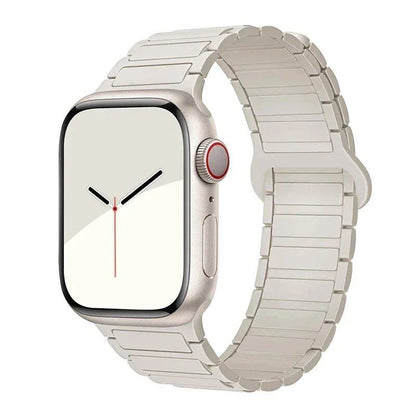 Magnetic Loop Band for Apple Watch, Compatible with 44mm, 40mm, 49mm, 45mm, 41mm, and 38mm Silicone Straps, Compatible with iWatch Series 9/8/7/6/5/4/3/SE/Ultra 2, Parallel Import
