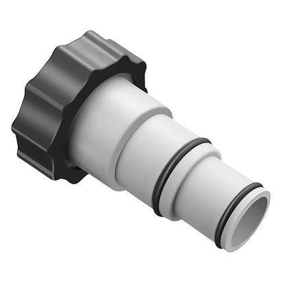 Set of 1, 2, 3, 4, or 5 Threaded Replacement Hose Adapters for Intex Pumps and Above-Ground Pool Filters. Also includes Pool Pipe Hose Holders. Color: Parallel Import.