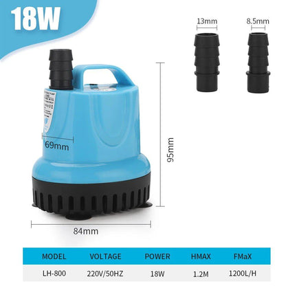 10/18/25/45/60/85/105W Submersible Pump for Aquariums, Circulation Pump, Filter, Bottom Suction Type, W-220V 50Hz, Parallel Import