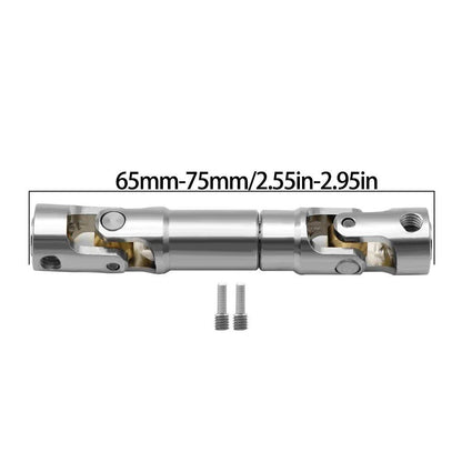 1/10 Scale RC Car Metal Internal Gear Drive Shaft Universal Joint Compatible with Axial SCX10 Gladiator YK4082 TRX4 TF2 D110 Crawlers (Color: Imported)