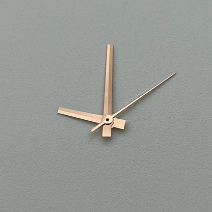 LOG Modification Watch Parts, Solid Hands, Gold &amp; Silver Second Hand, Compatible with Seiko Rolex NH35, NH70, and NH36 Movements, Color: Parallel Import
