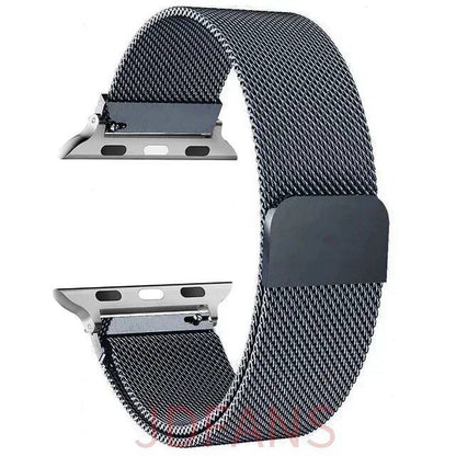 Milanese Loop Strap for Apple Watch, 44mm, 40mm, 45mm, 41mm, 42-38-44mm, Ultra 2, 49mm Metal Band, Compatible with iWatch Series 9, 8, 7, 6, SE, 5, 4, and 3, Band Color: mm, Parallel Import