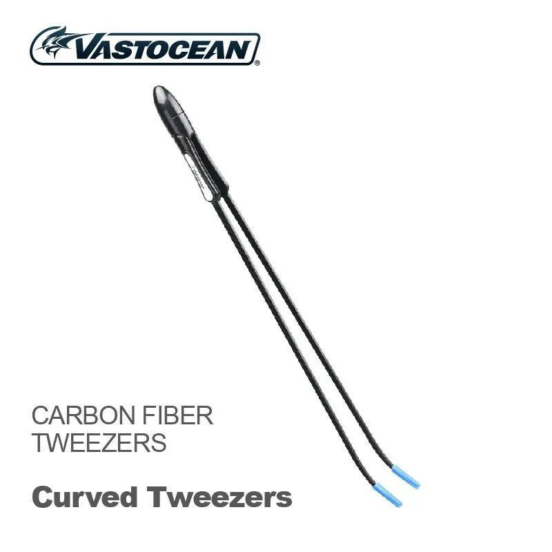 VASTOCEAN High Carbon Fiber Suspendable Coral Tweezers with Coral Tool Holder for Straight and Curved Tweezers (495mm) Ships from: Parallel Import