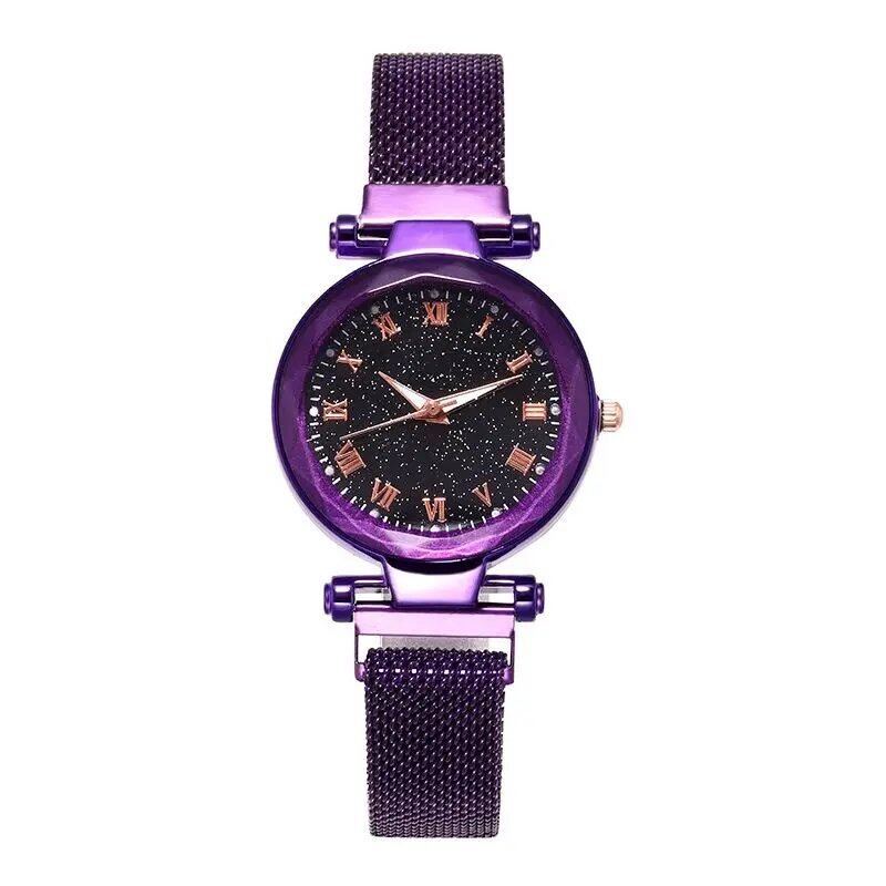 High-quality, fashionable, casual women's waterproof, luminous steel band sports watch for students and women. Parallel import.