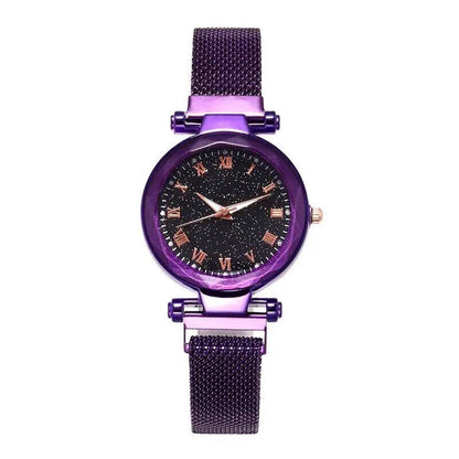 High-quality, fashionable, casual women's waterproof, luminous steel band sports watch for students and women. Parallel import.