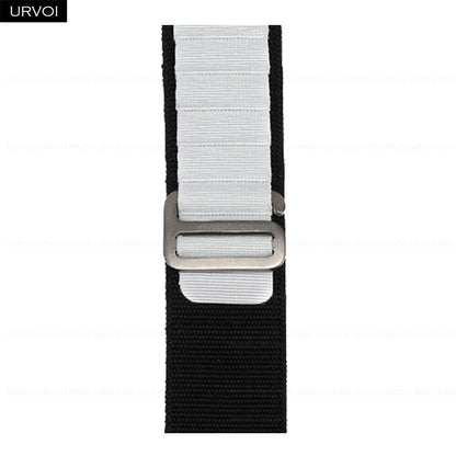 URVOI Apple Watch Ultra 2 Band, Compatible with Series 10/9/8/7/6/SE, Alpine Loop Black, G-Hook Closure, Polyester Woven Cord, Compatible with iWatch 49mm, Band Colors: 44mm, 45mm, 46mm, 49mm, Parallel Import