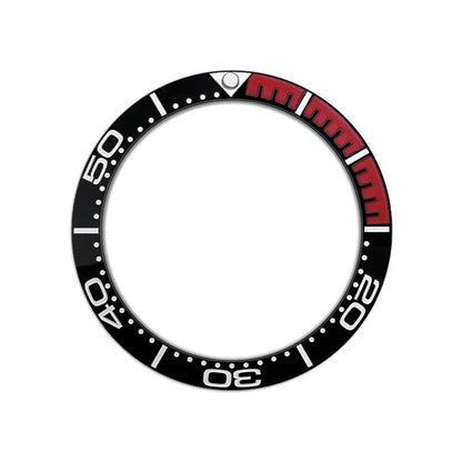 38mm Curved Ceramic Bezel Insert Ring for SKX007, SKX009, SRPD, GMT, SUB, and Seahorse Watch Cases, Men's Watch Modification Part, Parallel Import