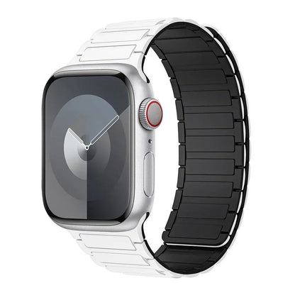 Magnetic Loop Band for Apple Watch, Compatible with 44mm, 40mm, 49mm, 45mm, 41mm, and 38mm Silicone Straps, Compatible with iWatch Series 9/8/7/6/5/4/3/SE/Ultra 2, Parallel Import
