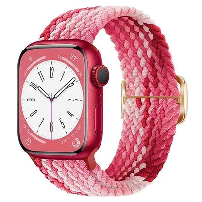 Apple Watch Ultra 2用ナイロンストラップ バンド 49mm 40mm 44mm 41mm 38mm 45mm 伸縮ブレイデッドループ リストバンド iWatch Series 9/8/7/6/SE/5/4対応 バンドカラー：mm 並行輸入品