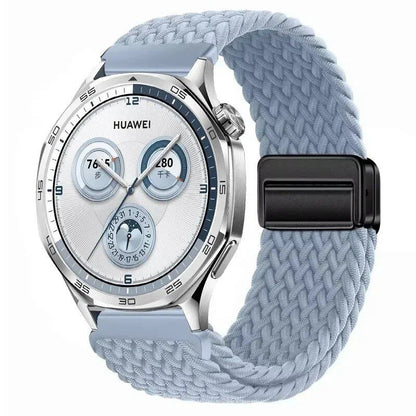 22mm Nylon Loop Strap for Huawei Watch GT5 Pro / GT4 / GT3 / GT2e (46mm) - Compatible with Huawei Watch 4 / 3 Pro Wristband Accessory, Band Color: ; Band Width: 22mm, Parallel Import
