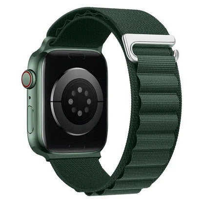Apple Watch Ultra用アルパインループストラップ - 49mm 45mm 44mm 42mm 41mm 40mm対応 メタルCフックバンド（iwatch SE/シリーズ9/8/7/6/5/4/3互換） バンドカラー：mm 並行輸入品