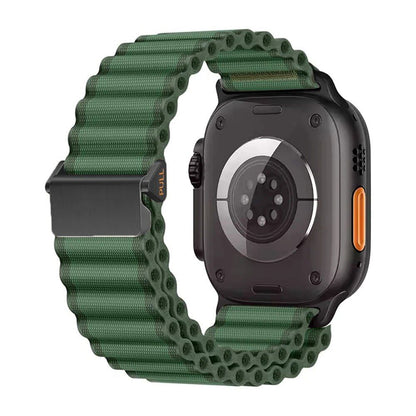 Alpine Loop Strap for Apple Watch Ultra 2 - Nylon Wristband for iWatch Series 10/9/8/7/6/5/4 (49mm, 46mm, 45mm, 44mm, 42mm) - Sizes: 42mm, 44mm, 45mm, 46mm, 49mm; Band Colors: ; Shipped from: Parallel Import
