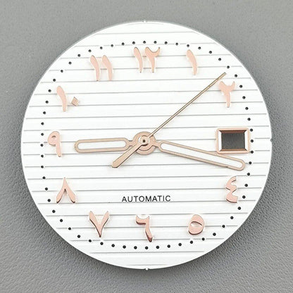 30.5mm Nautilus Arabic Dial (Non-Luminous) for NH35 Movement, Watch Parts, Repair, Color: Parallel Import