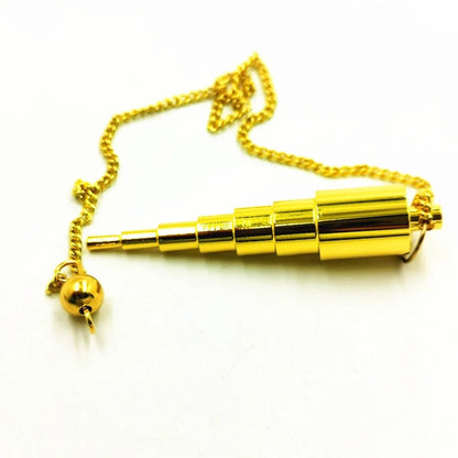 Y-X Metal Isis Pendulum, Brass, for Dowsing, Divination, Spiritual Points, Healing Tool, Wicca Balancing, Metal Color: Parallel Import