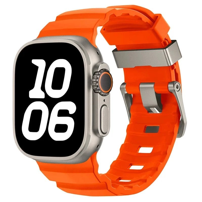 アップルウォッチUltra 10 9 8 7 6 5 SE用 高級ソフトシリコンバンド トレイルストラップ 46mm 45mm 49mm 44mm対応 リストバンド アクセサリー バンドカラー：mm 並行輸入品