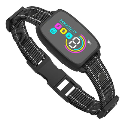 Automatic Anti-Bark Dog Collar, HD Digital, Rechargeable, Smart Stop Bark, IP67 Waterproof, Parallel Import