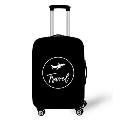 飛行機用トラベルスーツケースカバー エラスティックトローリーケースプロテクター 防塵 航空機マップデザイン 旅行用 ギフト対応 サイズ： 並行輸入品