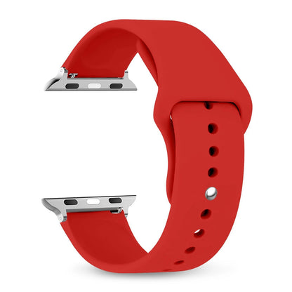 Silicone Sport Band for Apple Watch, 45mm, 44mm, 42mm, 49mm, 40mm, and 41mm, Compatible with iWatch Series 9/8/7/6/5/4/3/SE/Ultra 2, Band Color: mm; Ships from: Parallel Import
