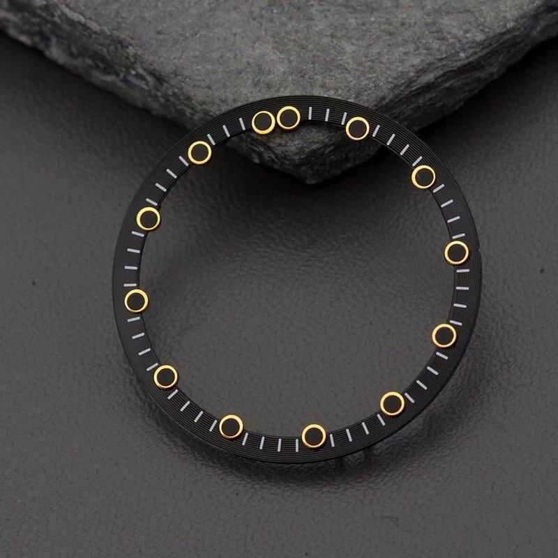 Brass Chapter Ring for 28.5mm Watch Dials (Compatible with Japanese NH70 Movements) SKX007, SKX009, and SRPD53 Watch Case Repair Tool (Parallel Import)