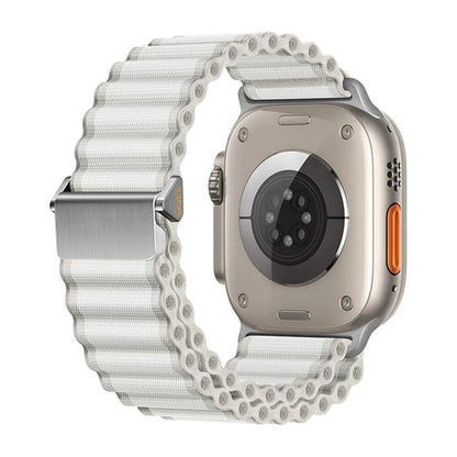 Alpine Loop Strap for Apple Watch Ultra 2 - Nylon Wristband for iWatch Series 10/9/8/7/6/5/4 (49mm, 46mm, 45mm, 44mm, 42mm) - Sizes: 42mm, 44mm, 45mm, 46mm, 49mm; Band Colors: ; Shipped from: Parallel Import