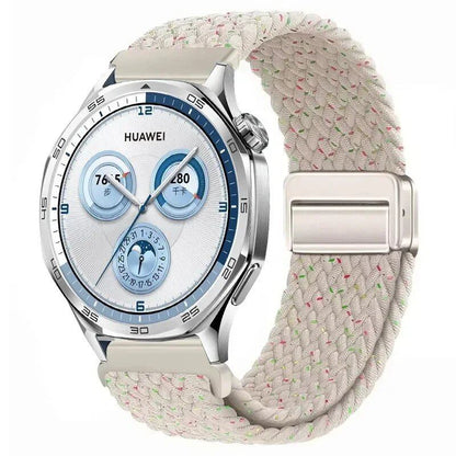 22mm Nylon Loop Strap for Huawei Watch GT5 Pro / GT4 / GT3 / GT2e (46mm) - Compatible with Huawei Watch 4 / 3 Pro Wristband Accessory, Band Color: ; Band Width: 22mm, Parallel Import