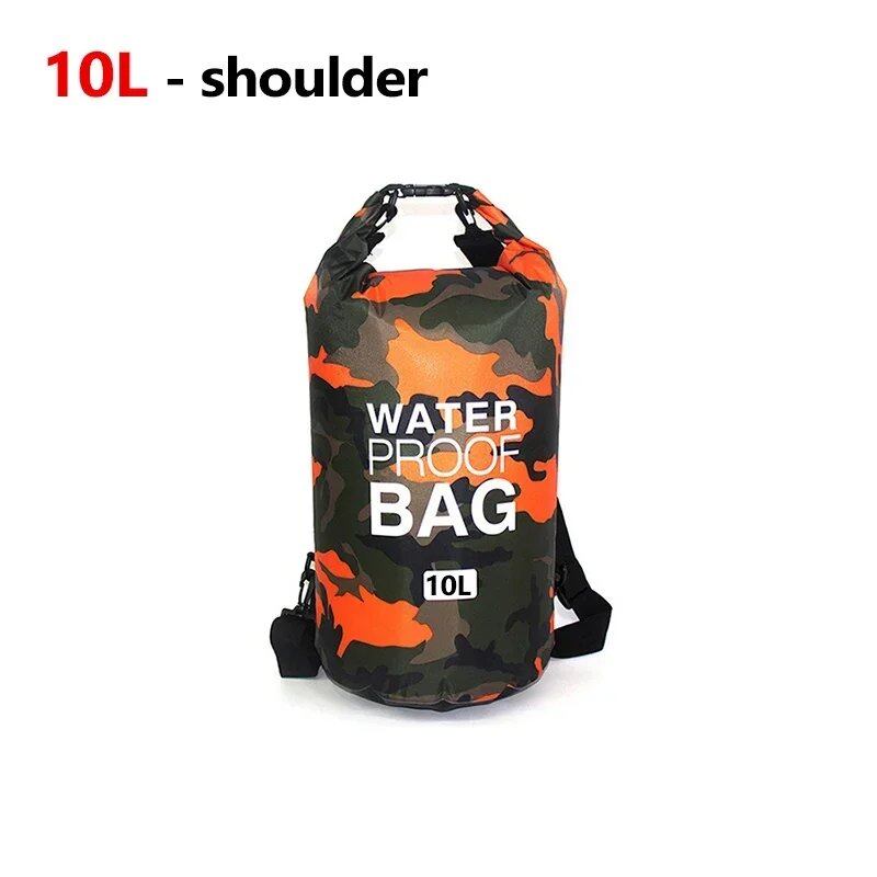 10L 20L 防水ドライバッグ ストレージポーチ スイミング トレッキング ラフティング ボート カヤック用 ドライバッグ バックパック XD117Y  並行輸入品