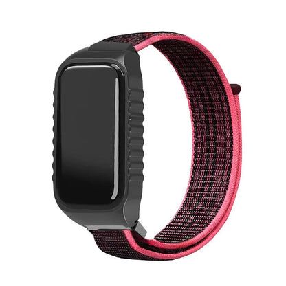 「Xiaomi Smart Band 8 Active 用 ナイロンループストラップ リストバンド 交換用ベルト アクセサリー」 バンドカラー： 並行輸入品