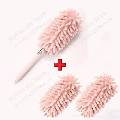 Set of 1/2 Miniature Car Duster Brushes, Telescopic, Dust Removal, Cleaning &amp; Washing Tool for Home Use, Automotive, Air Conditioners, Furniture, and Blinds (Parallel Import)