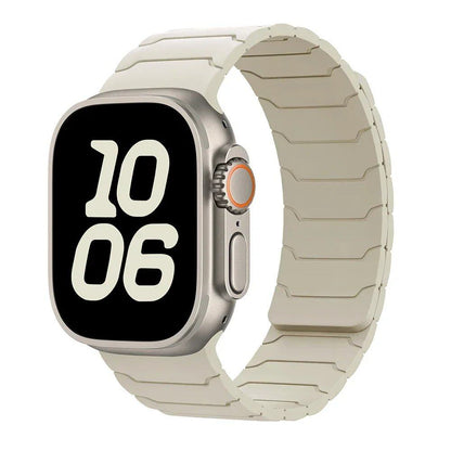 Magnetic Strap Band for Apple Watch Ultra 2, 49mm, 45mm, 44mm, 40mm, 42mm, 46mm, 41mm, 38mm, Compatible with iWatch Series 10, SE, 9, 8, 7, and 10 (Imported)