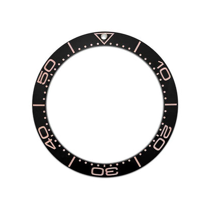 38mm Curved Ceramic Bezel Insert Ring for SKX007, SKX009, SRPD, GMT, SUB, and Seahorse Watch Cases, Men's Watch Modification Part, Parallel Import