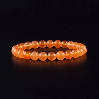 Natural Aquamarine and Agate Bead Bracelet for Women, Single Circle Crystal Bracelet, Romantic, Casual, Yoga, Meditation, Gift, Long, Parallel Import