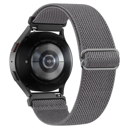Stretchable Nylon Strap for Samsung Galaxy Watch 7/6/5/4/4 Classic/5 Pro/6 Classic/Active 2/Watch 3 (40mm/44mm/42mm/46mm/47mm/41mm) Band Color: 20mm Band Width (Parallel Import)