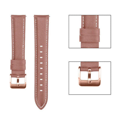 Huawei Watch Fit 2 Leather Strap, Stylish Band, Elegant Bracelet with Connector, Size: Compatible with Huawei Watch Fit, Parallel Import