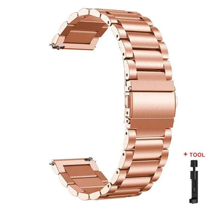 22mm Stainless Steel Strap for Redmi Watch 3 Active - Replacement Metal Bracelet for Xiaomi Redmi 3 Active, Band Color: e, Band Width: Parallel Import