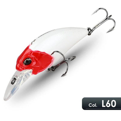Meredith Jerk Crank M65 Floating 14g Hot Model Hard Bait Wobbler Crank, High-Quality, Professional Grade, Depth Range: 2.0-2.5m, Color: PZ01-65F - Parallel Import