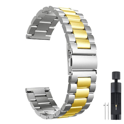 レッドミー ウォッチ5 アクティブ ライト用 ステンレススチール ストラップ - メタルブレスレット ウォッチバンド (Xiaomi Redmi Watch 5 Lite 対応 男女兼用 時計ベルト) バンドカラー： 並行輸入品