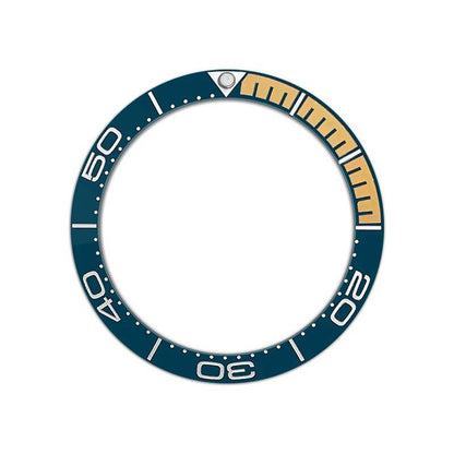 38mm Curved Ceramic Bezel Insert Ring for SKX007, SKX009, SRPD, GMT, SUB, and Seahorse Watch Cases, Men's Watch Modification Part, Parallel Import