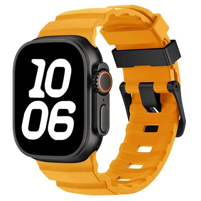 アップルウォッチUltra 10 9 8 7 6 5 SE用 高級ソフトシリコンバンド トレイルストラップ 46mm 45mm 49mm 44mm対応 リストバンド アクセサリー バンドカラー：mm 並行輸入品