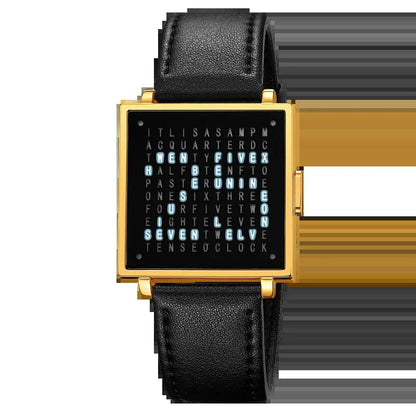 SKMEI 2388 Fashion Electronic Watch for Men, LED Digital Watch with Date Display, Waterproof Leather Strap, Black; Ships from: Parallel Import