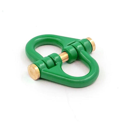 Metal Trailer Towing Buckle, Tow Shackle Hook Decoration for 1/10 Scale RC Rock Crawlers - Compatible with Axial SCX10, Traxxas TRX4, D90, and YIKONG D110 (Imported)