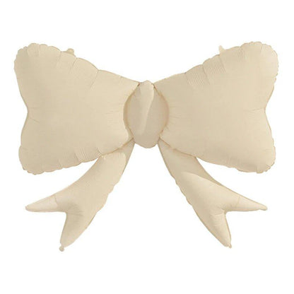 1/3-Piece Matte Bow Balloons with Ribbon, Large Butterfly Balloons for Kids' Birthday Party Decorations, Photo Props, and Anniversary Event Decorations (Parallel Import)