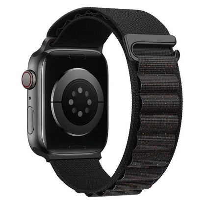 Apple Watch Ultra用アルパインループストラップ - 49mm 45mm 44mm 42mm 41mm 40mm対応 メタルCフックバンド（iwatch SE/シリーズ9/8/7/6/5/4/3互換） バンドカラー：mm 並行輸入品