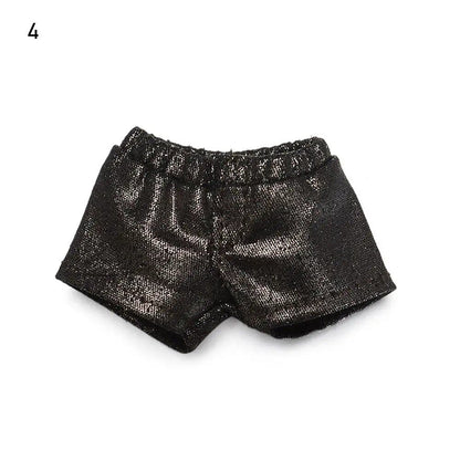 1/6 Scale Doll Clothes, Bottom Pants, Fashion Denim Shorts, Stretchy Tights, Leggings, PU Leather Trousers, 30cm BJD Doll Accessories, Parallel Import